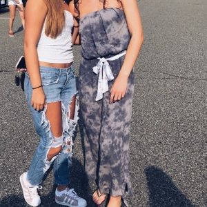 Free People Tie Dye Jumpsuit